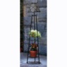 Solar Plant Stand with Lampshade, , large