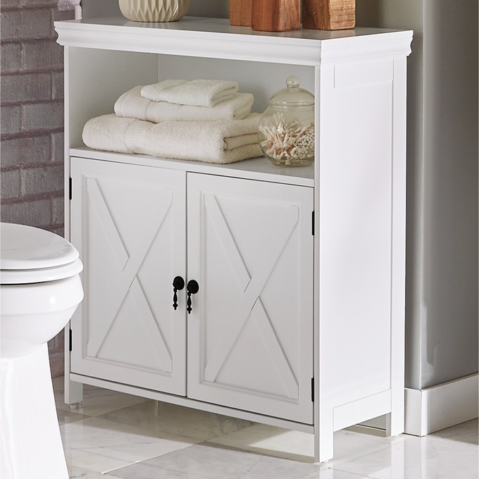 Carriage Barn Door Towel Cabinet, , large