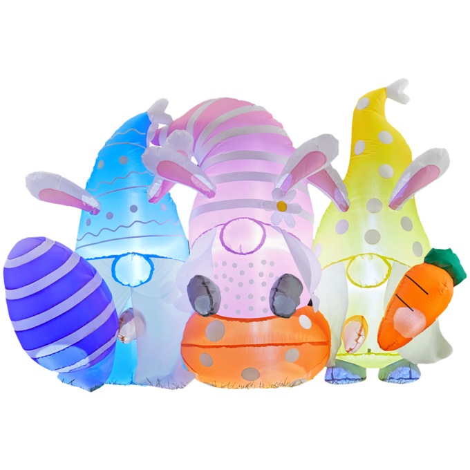 Easter Gnome Inflatable, , large