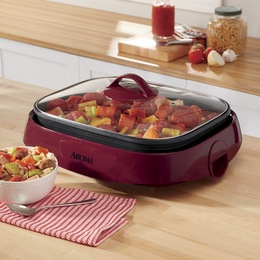 Aroma 6-Qt. 3-In-1 Grillet, , large