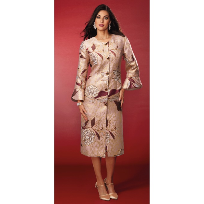 Regina Floral Jacket Dress, , large