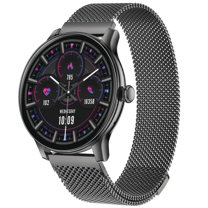 IG Round Smartwatch, Silver, large