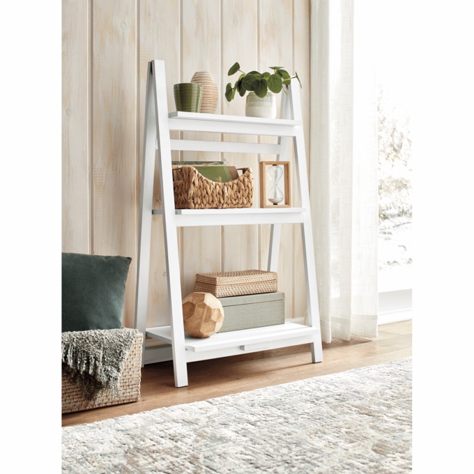 3-Tier Folding Step Bookcase, , large
