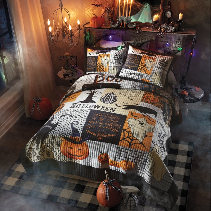 Toil and Trouble Quilt and Sham, , large