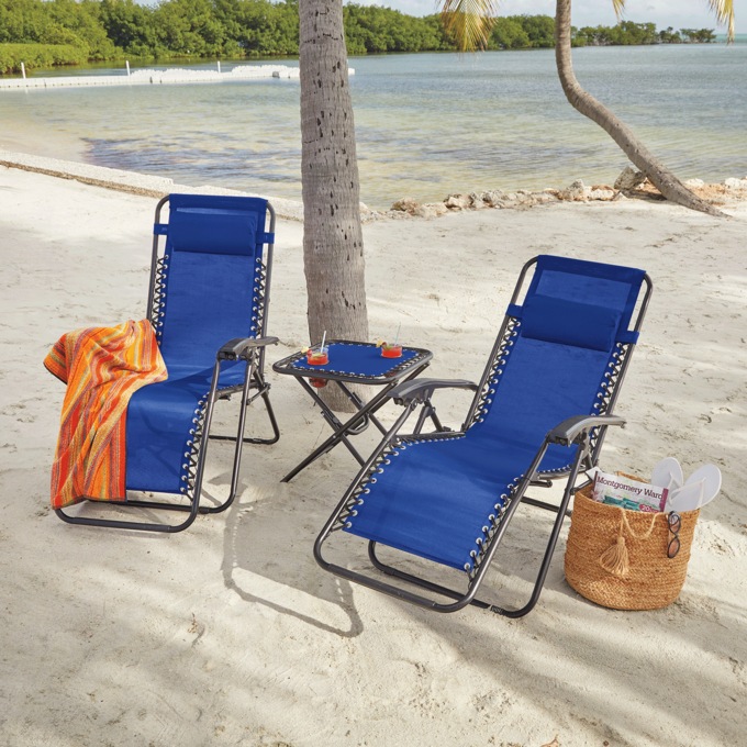 3-Piece Outdoor Lounge Set, , large