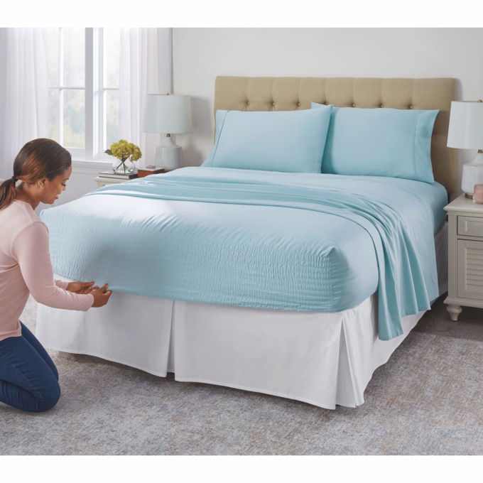 Bed Tite 300-Thread Count Cotton Sheet Set, , large