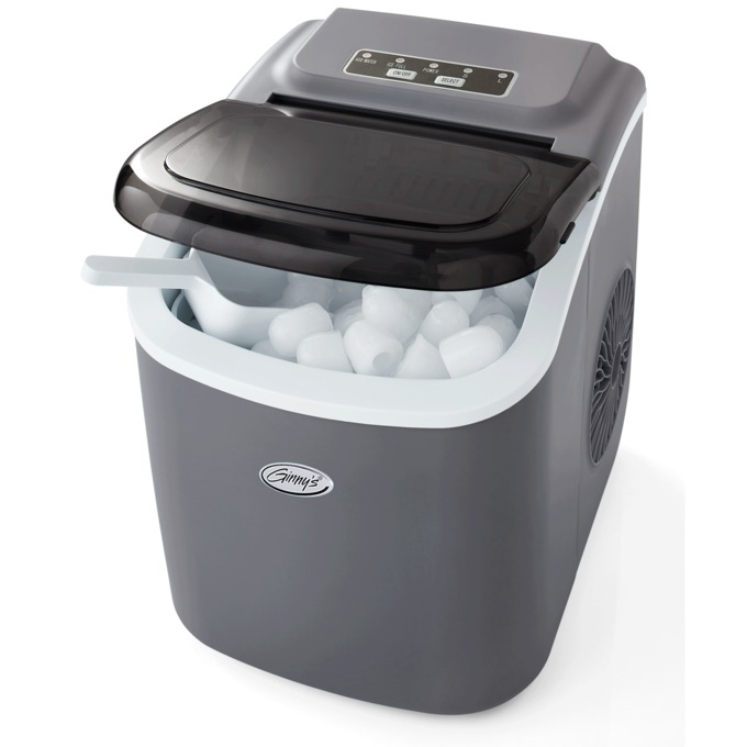 Ginny's Countertop Ice Maker with Adjustable Ice Size, , large