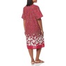 Border Print Patio Dress, Red Border, large