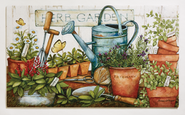 Garden Indoor/Outdoor Mat - 18&quot; X 30&quot;, , large