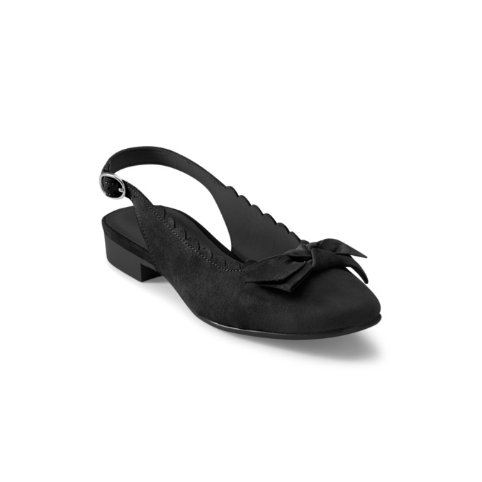 Monroe and Main Scalloped Edge Bow Flat, , large