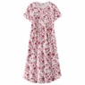 Long Printed Nightgown, , large