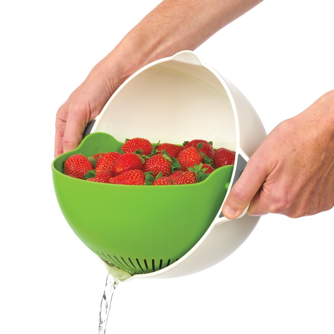 Prep Works Rinse and Drain Bowl & Colander, , large