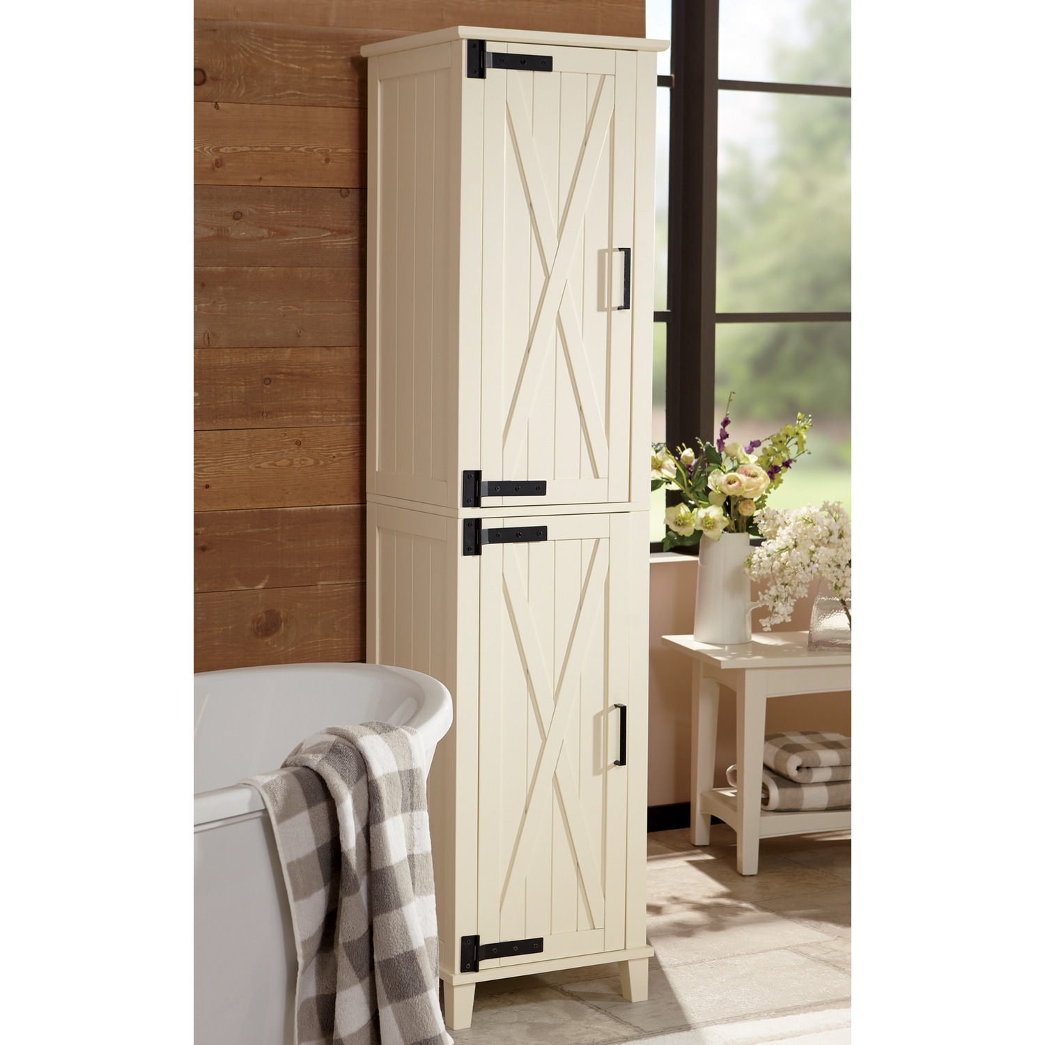 Barn Door Space Saver And Towel Cabinet Montgomery Ward