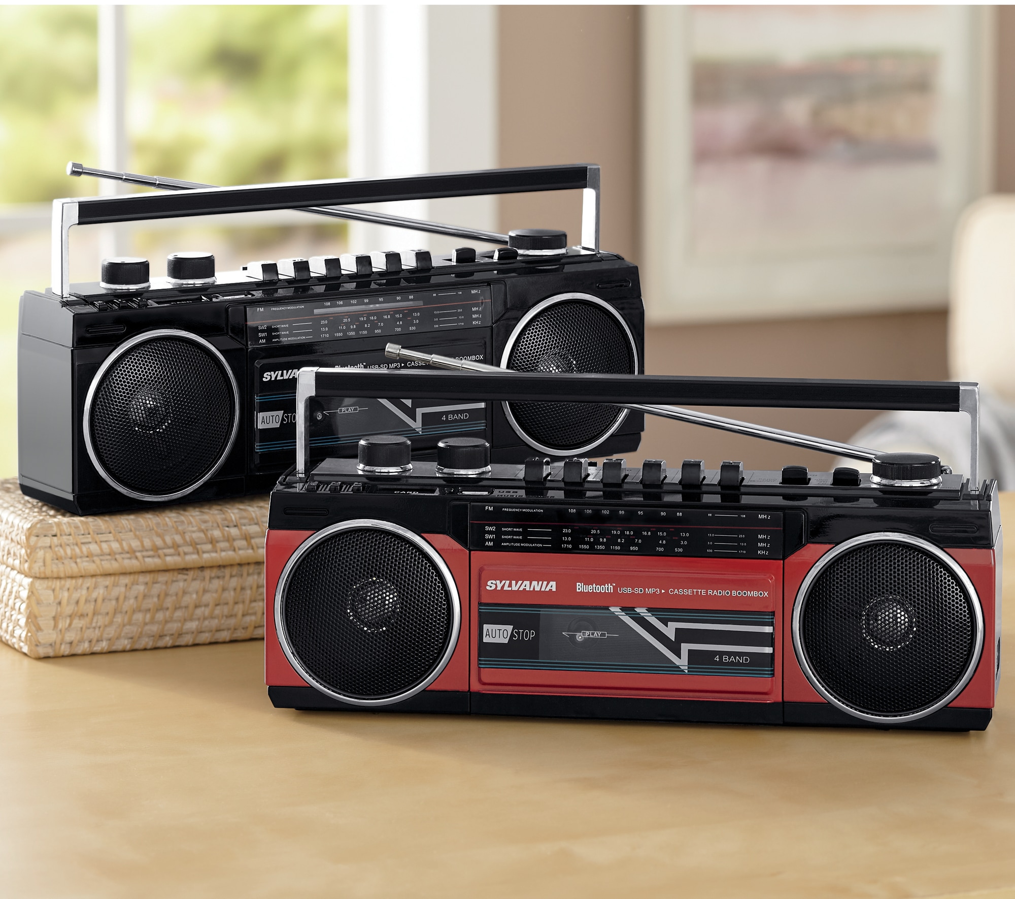 sylvania bluetooth boombox