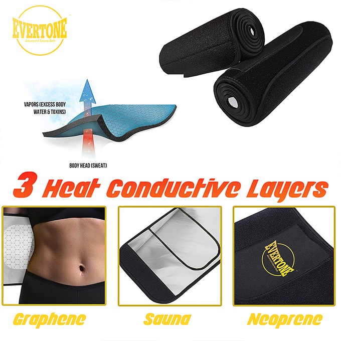 Evertone Waist Trimmer Advanced Sauna Belt