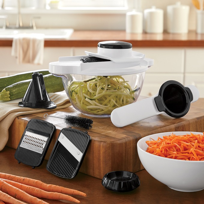 5 In 1 Mandolin Spiralizer Set Montgomery Ward