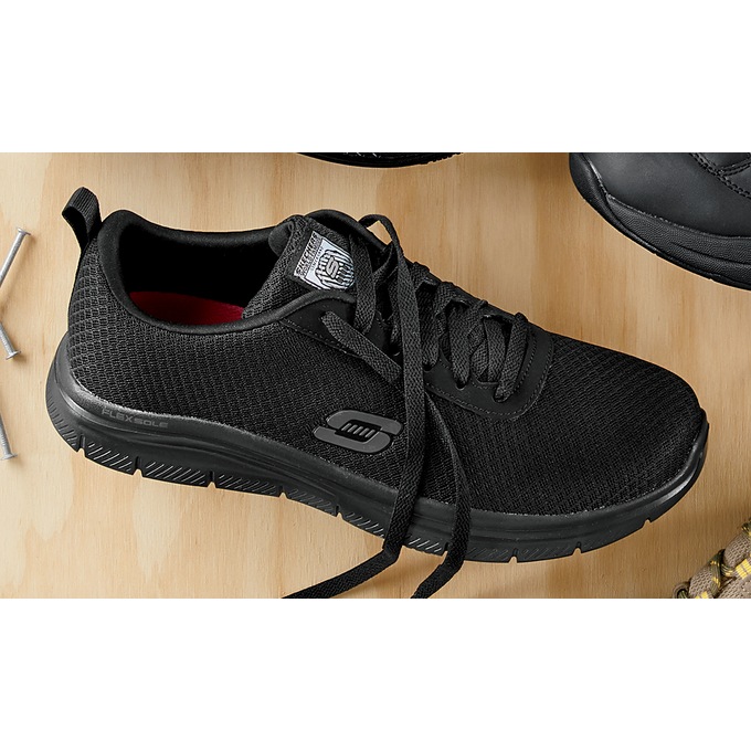Skechers Men S Flex Advantage Bendon Lace Up Work Shoe Montgomery Ward