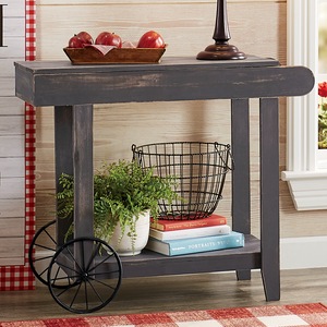 Wagon Wheel Console Table, , large