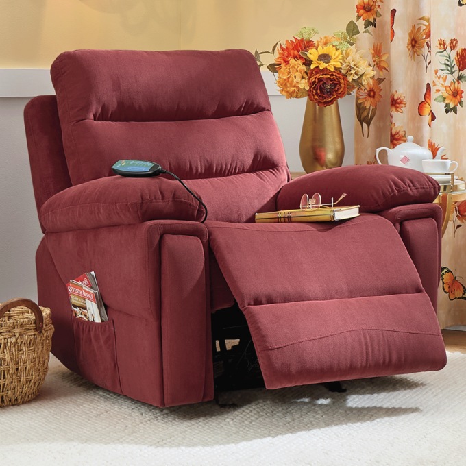 Rocking Recliner with Massage and Heat, , large