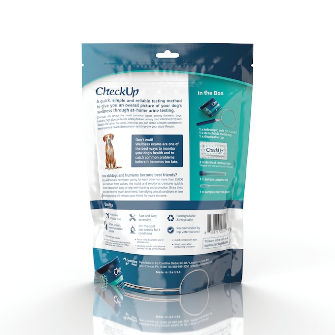 Coastline Global Checkup Home Wellness Test for Dogs, , large
