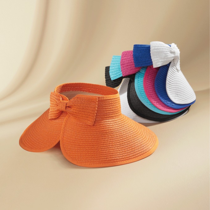 Straw Visor, , large