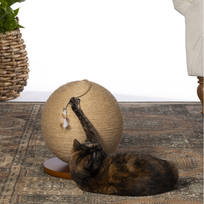 Kitty Power Paws Sphere Scratching Post, , large
