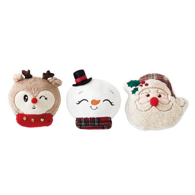 Figural Holiday Accent Pillow, , large