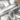 Men's Stainless Steel Nails/Cross Pendant, Silvertone, swatch