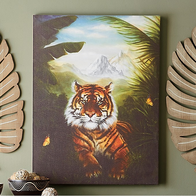 Tiger Oasis Canvas, , large