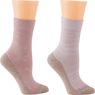 2-Pack Women's Comfort Compression Crew Socks, , large