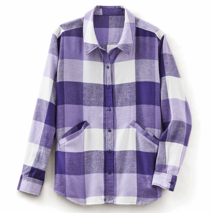 Plaid Shacket, , large