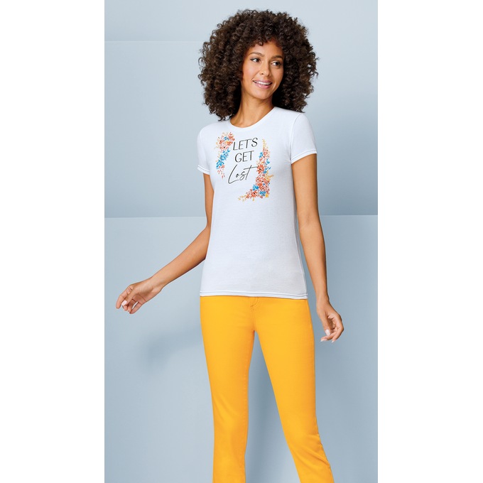 Let&#39;s Get Lost Floral T-Shirt, , large