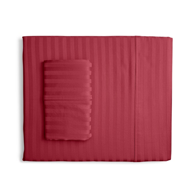 400-Thread Count Egyptian Cotton Woven Stripe Sheet Set, , large
