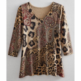 Animal Print Tee, , large