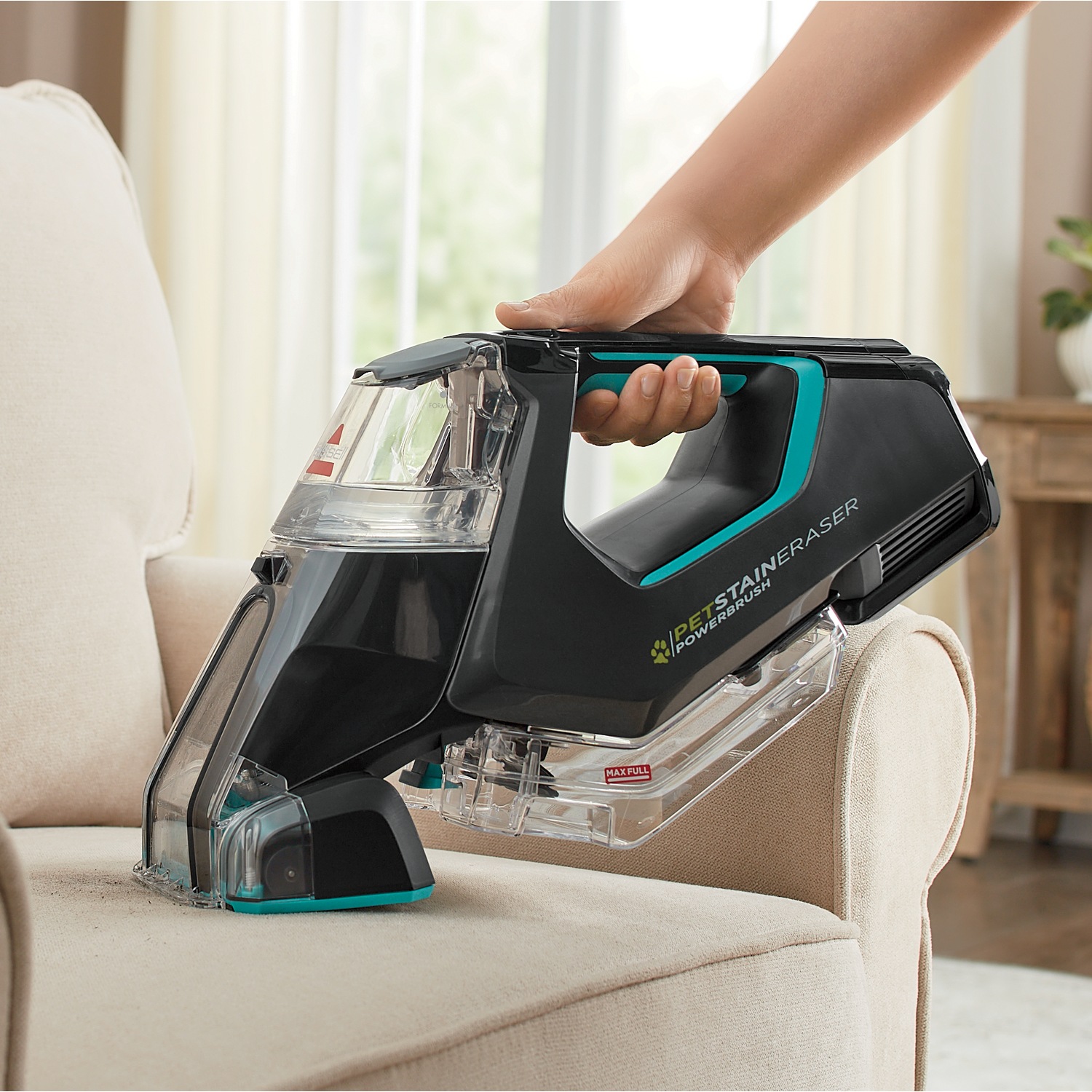 Bissell Pet Stain Eraser Powerbrush Plus Portable Carpet Cleaner