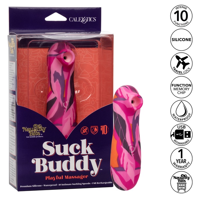 Naughty Bits Suck Buddy Playful Massager, , large