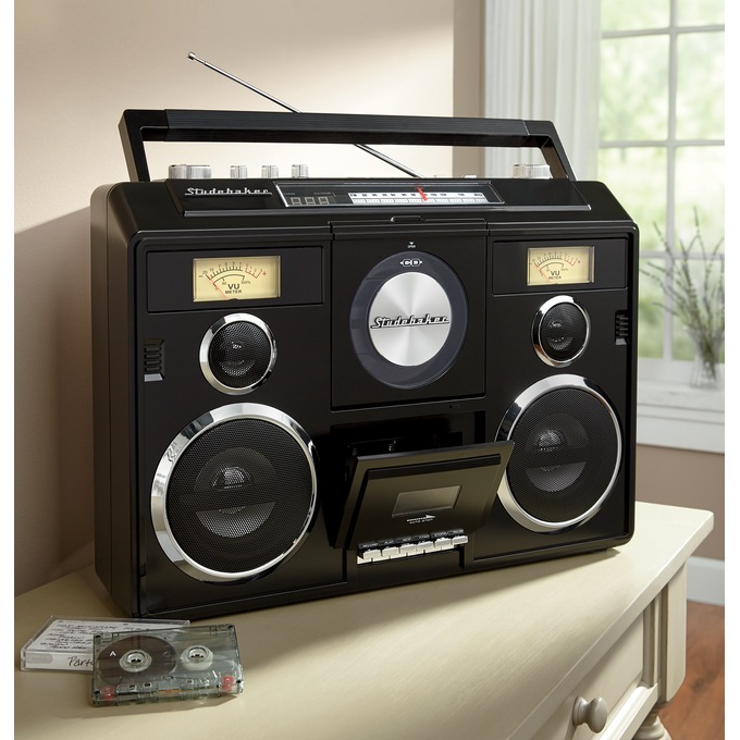 Studebaker Sound Station Portable Boom Box, , large