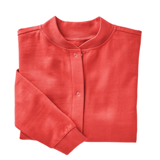 Snap-Front Cotton-Blend Women's Cardigan