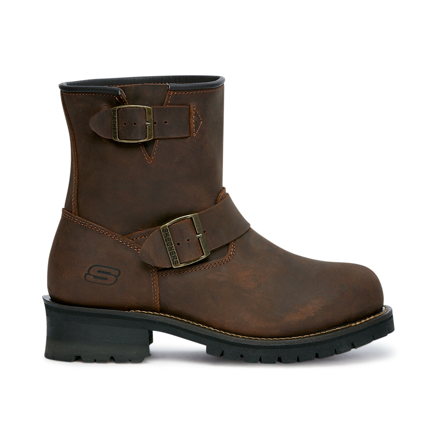 skechers mens motorcycle boots