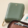 Kedzie Faux Leather Zip Wallet with Exterior ID Window, , large