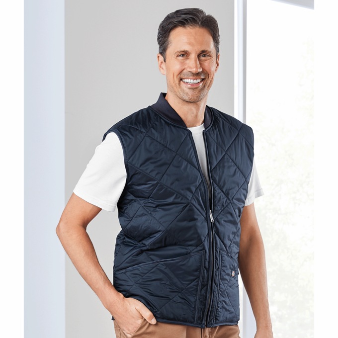 Dickies Diamond Quilted Vest, , large
