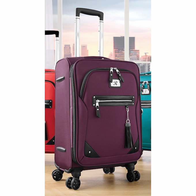 Soft-Sided Rolling Carry-On with Wheels and Telescoping Handle, , large