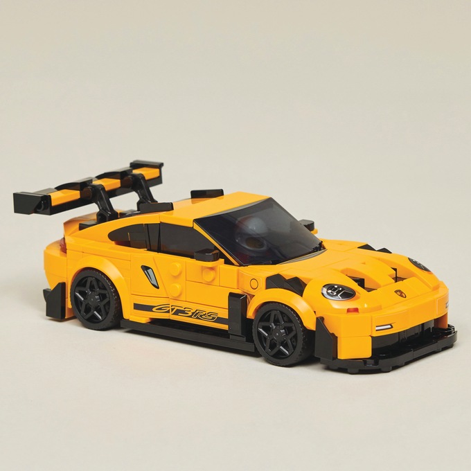LEGO Speed Champions Porsche 911 GT3 RS Super Car, Yellow, large