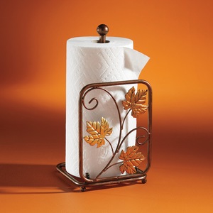 Autumn Leaves Paper Towel Holder, , large