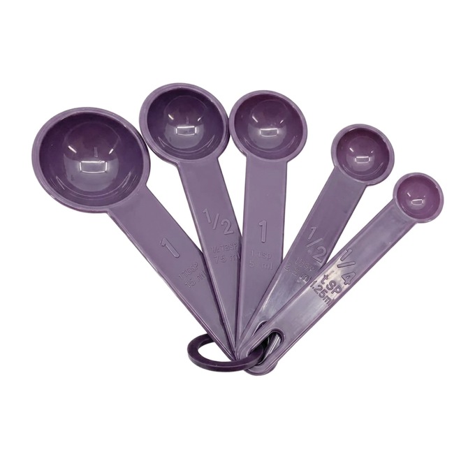 25-Piece Cutlery and Utensil Set, Purple, large