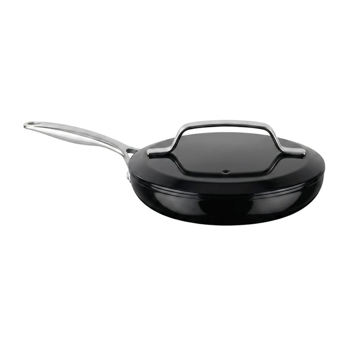 Gotham Steel 11-Piece Modern Kitchen Cookware Set, Black, large