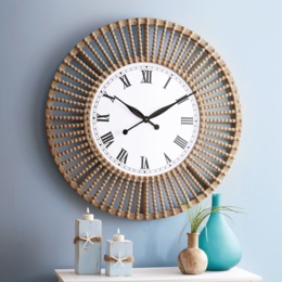 Blakely Beaded Wall Clock, , large