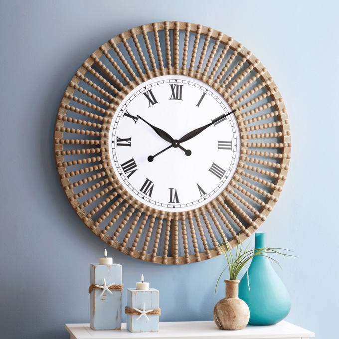 Blakely Beaded Wall Clock, , large