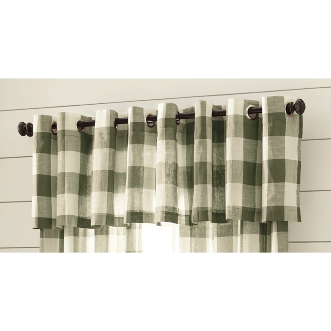 Buffalo Plaid Valance, , large