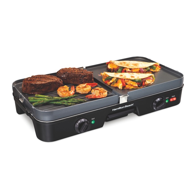 Hamilton Beach 3-in-1 Grill/Griddle, , large